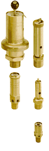 atmospheric discharge safety valve